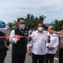 Gubenur Jabar Ridwan Kamil akan melakukan gubnting pita untuk meresmikan Jembatan Merah Cikidang di Pantai Timur Pangandaran