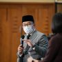Gubernur Jabar Ridwan Kamil ketika memberikan arahan atas meningkatnya Varian Omicron di Jabar