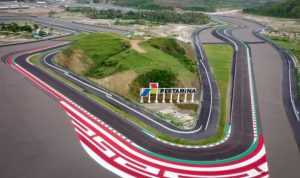 Sirkuit Mandalika difoto dari atas. (MotoGP.com)