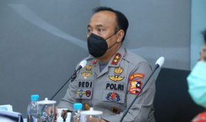 Kepala Divisi Humas Pol Irjen Pol Dedi Prasetyo. Tanggapi isu soal mafia karantina untuk PPLN. ( ANTARA/ Divisi Humas Polri)
