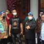 Fadli Zon (kiri), Ahmad Dhani (tengah), dan PLT Walikota Bandung, Yana Mulyana (Kanan). Kamis(3/1). (Foto: Sandi Nugraha/Jabar Ekspres)