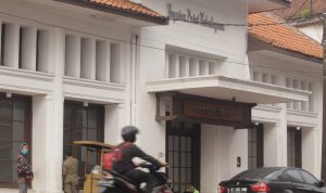 Gedung Yayasan Pusat Kebudayaan, Jalan Naripan, Kota Bandung. (Deni/Jabar Ekspres)