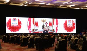 Presiden Joko Widodo (Jokowi) pada pembukaan Rapat Koordinasi Nasional Penanggulangan Bencana di Istana Bogor, Rabu (23/2). (Istimewa)