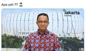 Tangkapan layar: Ketua Umum Partai Solidaritas (PSI) Giring Ganesha sindir Anies Baswedan di Twitter.