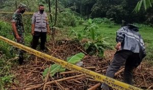Lokasi penemuan mayat misterius yang menggemparkan warga di Banjar pada KAmis(10/3) pagi (foto Istimewa)