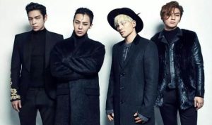 Grup Kpop BIGBANG yang telah merampungkan syuting MV lagu terbarunya untuk perilisan album terbarunya tahun ini.