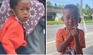 Bocah yang dijjuluki warganet sebagai buronan Internasional ternyata bernama Kamaludin berasal dari Thailand.