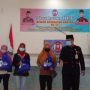 Ketua DKR Kota Depok, Roy Pangharapan (kanan) Saat acara Tasyakuran HUT DKR ke-14. ist