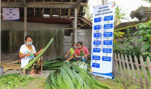 Salah satu pelaku bisnis mikro UMKM yang mendapatkan bantuan pinjaman KUR dari BRI. ist