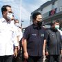 Peresmian Stasiun Garut dan pengaktivan kembali jalur KA Garut- Cibatu yang dihadiri Menteri Perhubungan Budi Karya Sumadi (kiri) bersama Menteri BUMN Erick Thohir dan Bupati Garut Rudy Gunawan , pada Kamis (24/3). (Adimas Raditya)