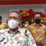 PLT Walikota Bandung, Yana Mulyana (tengah) dan Sekda Kota Bandung, Ema sumarna (kanan). Sabtu (26/3). Foto. Sandi Nugraha