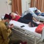 Kondisi santri yang mengalami keracunan sat dirawat di RS tamrin Cileungsi. ist