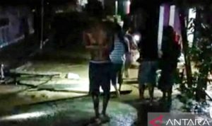 Sungai Meluap, 10 rumah hanyut Terbawa banjir