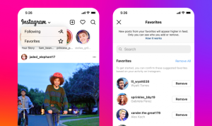 Tampilan baru fitur baru Instagram Favorit dan Mengikuti. (Istimewa)