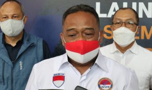 Kepala BP2MI Benny Ramdhany ketika melaunching KUR khusus untuk Pekerja Migran Indonesia