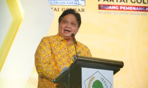 Ketua DPP Partai Golkar Airlangga Hartarto menargetkan kemenangan pada Pemilu 2024 untuk wilayah Indonesia Timur.