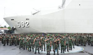 Prajurit Kodam III Siliwangi dari Yonif 301Prabu Kian Santang telah disiapkan untuk membantu operasi keamanan di wilayah Papua.