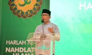 Ridwan Kamil memberikan pesan kepada Pegurus Wilayan (PW) Nadlatul Ulama Jawa Barat agar lebih maksimal lagi dalam melakukan pembinaan