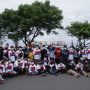Bikers Honda asal Jabar touring menuju Mandalika menggunakan sepeda motor Honda kesayangannya.