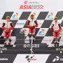 Para pebalap binaan PT Astra Honda Motor (AHM) di ajang Idemitsu Asia Talent Cup (IATC) 2022 seri kedua di Mandalika International Street Circuit.