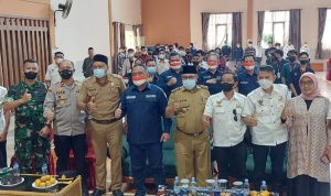 Badan Pelindungan Pekerja Migran Indonesia (BP2MI) di Gor Soka, Kampung Pasirjati, Desa Lebakwangi, Kecamatan Arjasari, Kabupaten Bandung, Selasa (29/3).