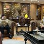 Ketua Partai Golkar Airlangga Hartartoketika berbincang dengan Wakil Bupati Kabupaten Bandung Sahrul Gunawan