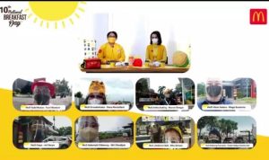 Peringatan 10 Tahun National Breakfast Day Mc Donald, Senin (7/3)