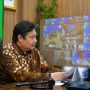 Menteri Koordinator Bidang Perekonomian, Airlangga Hartarto saat Sidang Pleno pertama di tahun ini, Selasa (1/3).