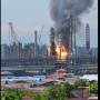 Kilang Pertamina di Balikpapan Terbakar