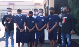 Gerombolan pelaku pencurian dengan pemberatan berhasil dibekuk Satreskrim Polresta Bandung, kurang dari 24 jam. (jabarekspres.com)