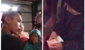 Tangkapan layar video, Jenazah dilarang dimandikan oleh rentenir yang datang menagih utang. (facebook/Arnida Putri Bungsu)