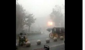 Hujan dan Angin Kencang Terjang Malioboro Seusai Kegiatan Mengaji Bareng Digelar Hujan disertai angin yang menerjang kawasan Malioboro, Yogjakarta. (tangkapan layar)