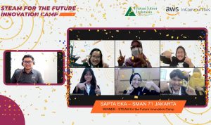 Amazon Web Services (AWS) InCommunities yang merupakan program pemberdayaan masyarakat AWS, bekerjasama Prestasi Junior Indonesia (PJI)