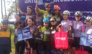 DPW Partai NasDem Jawa Barat membuat gebrakan dengan menggelar ‘NasDem Cycling Booster’ satu sepeda sejuta sahabat, Rabu, (303).