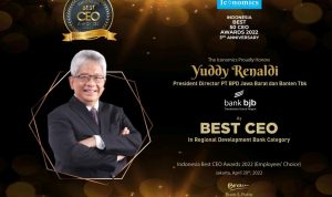 Dirut bank bjb Yuddy Renaldi Raih Indonesia Best CEO Awards 2022