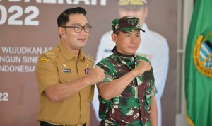 Gubenur Ridwan Kamil selalu bersinergi dalam penerapan otonomi daerah bersama unsur Forkopimda