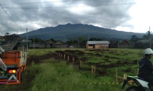 Lokasi pembangunan relokasi korban longsor Sumedang di Desa Sindanggalih, Kecamatan Cimanggung, Kabupaten Sumedang. (Jabar Ekspres)