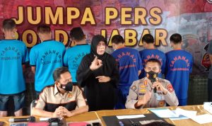 Polda Jabar Berhasil Bekuk Para Pelaku pembobol Roda 4 dan Truk di Exit Tol Pasirkoja Bandung