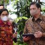 Airlangga Hartarto Sebut Pemulihan Ekonomi Semakin Baik dengan Surplusnya Neraca Perdagangan Menko Perekonomian Airlangga Hartarto bersama Menku Sri Mulyani