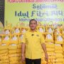 Sekjen DPP Partai Golkar Lodewijk F Paulus menuturkan, bingkisan berasal dari Ketua DPP Partai Golkar, 85 anggota DPR, serta pengurus pleno
