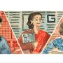 Siti Latifah Herawati Diah jadi Google Doodle hari ini, MInggu (3/4). (Foto: Google)