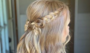 Ilustrasi Cara Mengikat Rambut Anak Princess Charlotte Braid (pinterest)