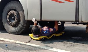 Ramp Chek di Terminal Cicaheum, 3 Kendaraan Angkutan Mudik Tidak Layak Beroperasi