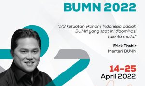 Kebut Digitalisasi, Telkom Buka 11 Bidang Pekerjaan untuk 250 Posisi Rekrutmen Bersama BUMN 2022 dibuka secara resmi oleh Menteri BUMN Erick Thohir. Periode pendaftaran dimulai pada tanggal 14 hingga 25 April 2022. Sejumlah BUMN termasuk PT Telkom Indonesia (Persero) Tbk turut berpartisipasi pada program tersebut.
