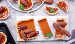 Resep dan Cara Pembuatan Menu Takjil: Pie Kurma dan Bolu Kukus Kurma Ilustrasi menu takjil pie susu kurma (Pinterest Widya)