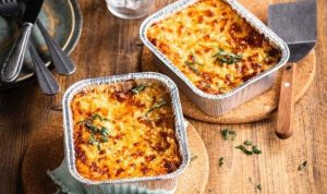 Ilustrasi resep masakan Jepang crispy chicken mentai rice (Pinterest Production Paradise)