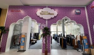 BRI berkolaborasi dengan PT Sarinah (Persero) Tbk menyelenggarakan Ramadan Bless Festival Bazaar di Sarinah Mall.