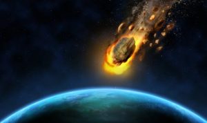 Ilustrasi asteroid raksasa (Freepik)
