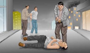 Ilustrasi: Polisi amankan pelaku begal yang pura-pura jadi penumpang ojek online (ojol). (Freepik)