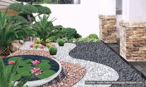 Berikut Cara Menata Batu Di Taman Agar Pekarangan Rumah Terlihat Indah cara menata batu di taman